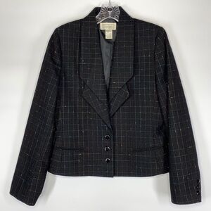 Cristina's Vintage Black Blazer Jacket Size 13/14
